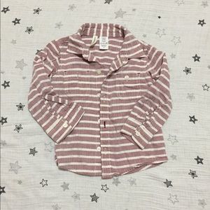 EUC boy’s long sleeve button down shirt size 2T
